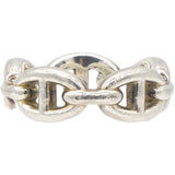 Hermes Chaine D'Ancre Silver 925 Fashion No Stone Band Ring Silver Size51 