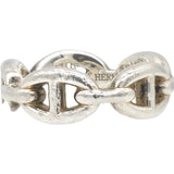Hermes Chaine D'Ancre Silver 925 Fashion No Stone Band Ring Silver Size51 