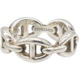 Hermes Chaine D'Ancre Silver 925 Fashion No Stone Band Ring Silver Size51 