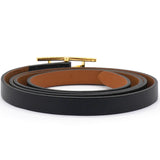 Hermes Chamonix Behapi Double Tour Bracelet Black Fauve 