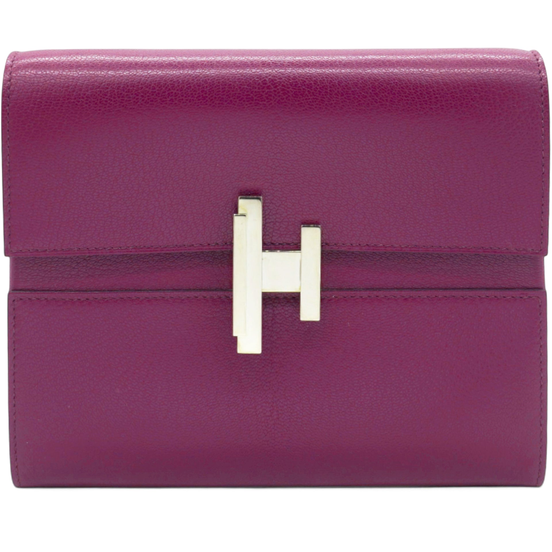 Hermes Chevre Mysore Cinhetic Wallet Purple 