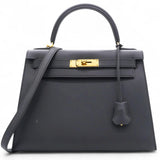 Hermes Epsom Kelly Sellier 28 Black 