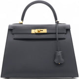 Hermes Epsom Kelly Sellier 28 Black 
