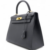 Hermes Epsom Kelly Sellier 28 Black 