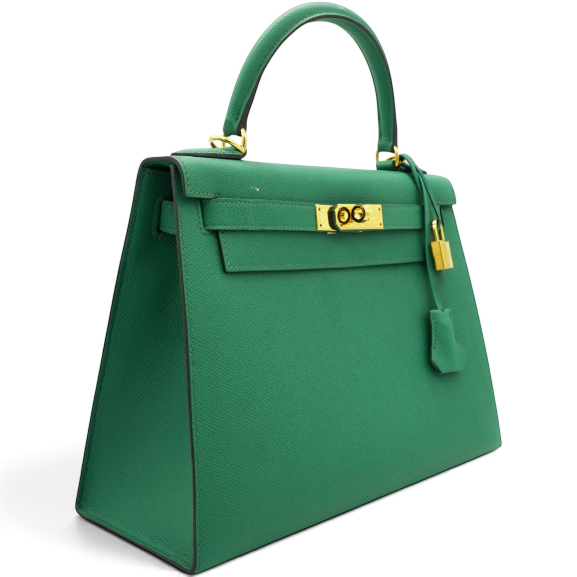 Hermes Epsom Kelly Sellier 28 Vert Vertigo 