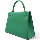 Hermes Epsom Kelly Sellier 28 Vert Vertigo 