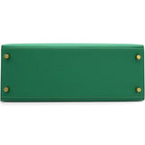 Hermes Epsom Kelly Sellier 28 Vert Vertigo 