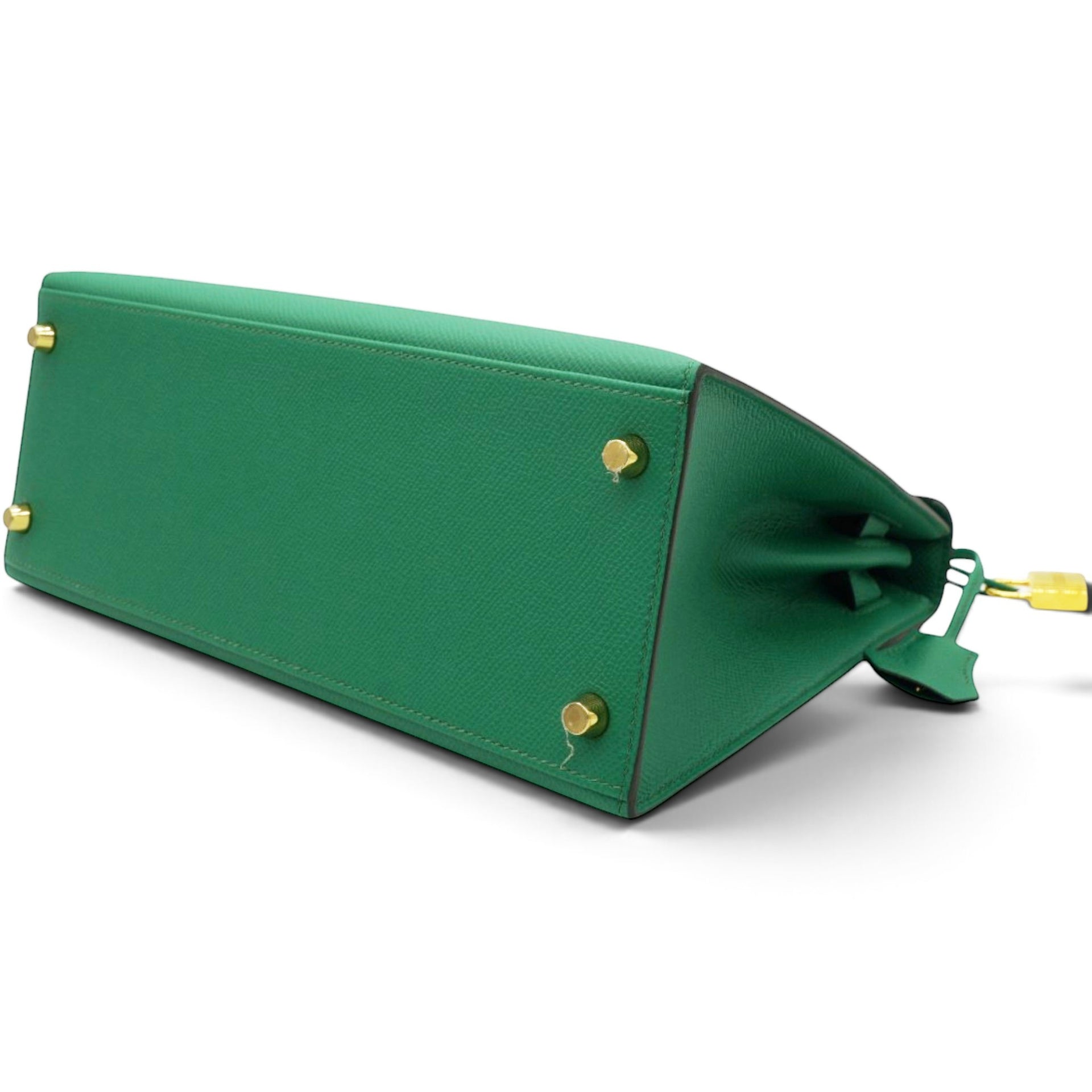 Hermes Epsom Kelly Sellier 28 Vert Vertigo 