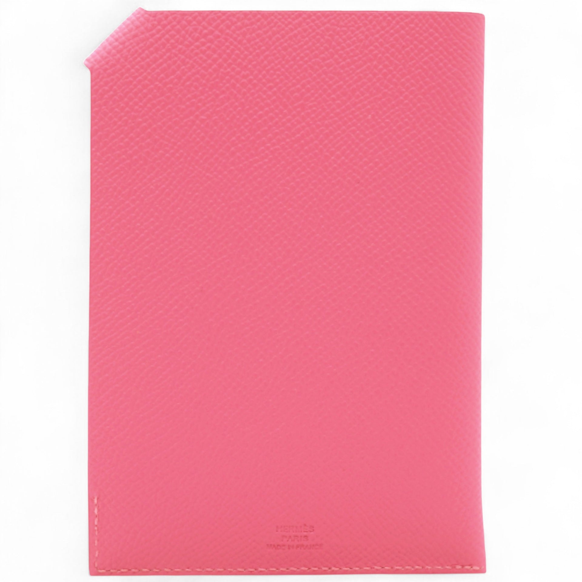 Hermes Epsom Tarmac PM Passport Holder Pink 