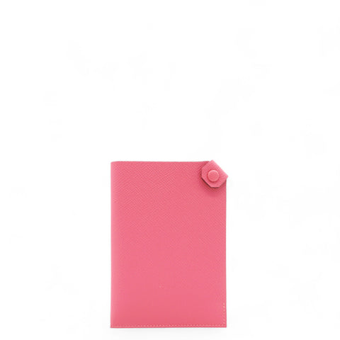 Hermes Epsom Tarmac PM Passport Holder Pink 