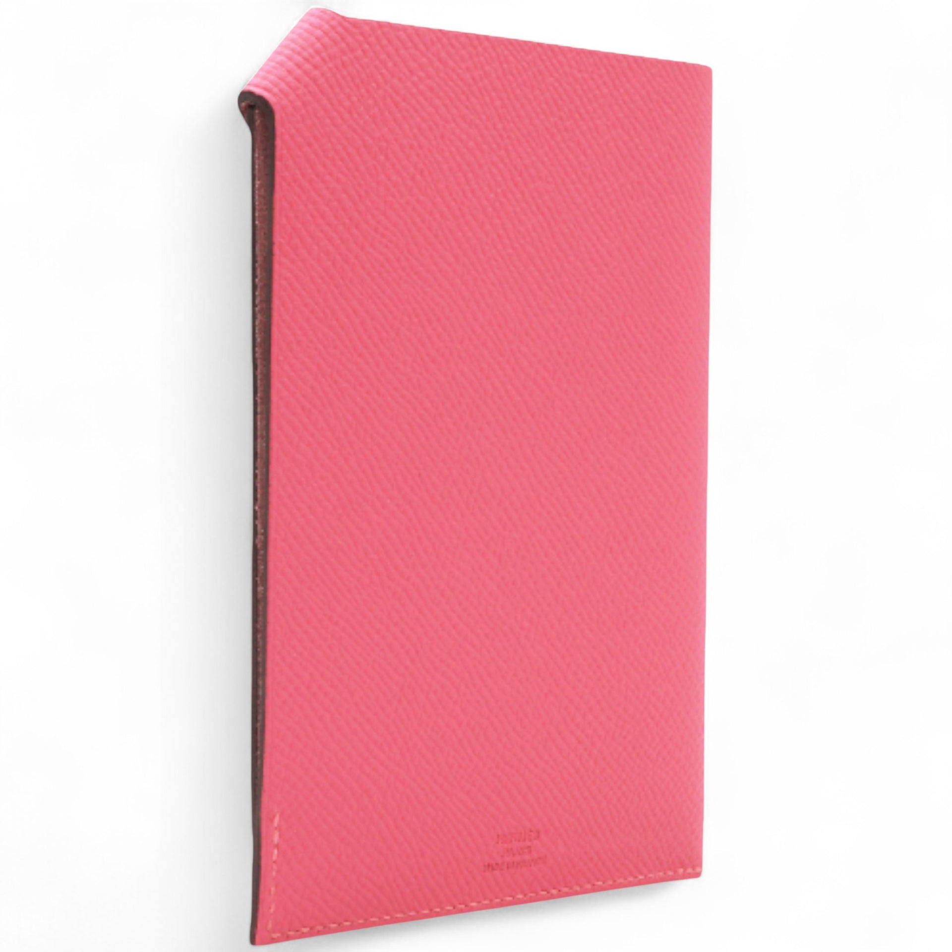 Hermes Epsom Tarmac PM Passport Holder Pink 