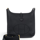 Hermes Evelyne 29 Crossbody Bag Black 