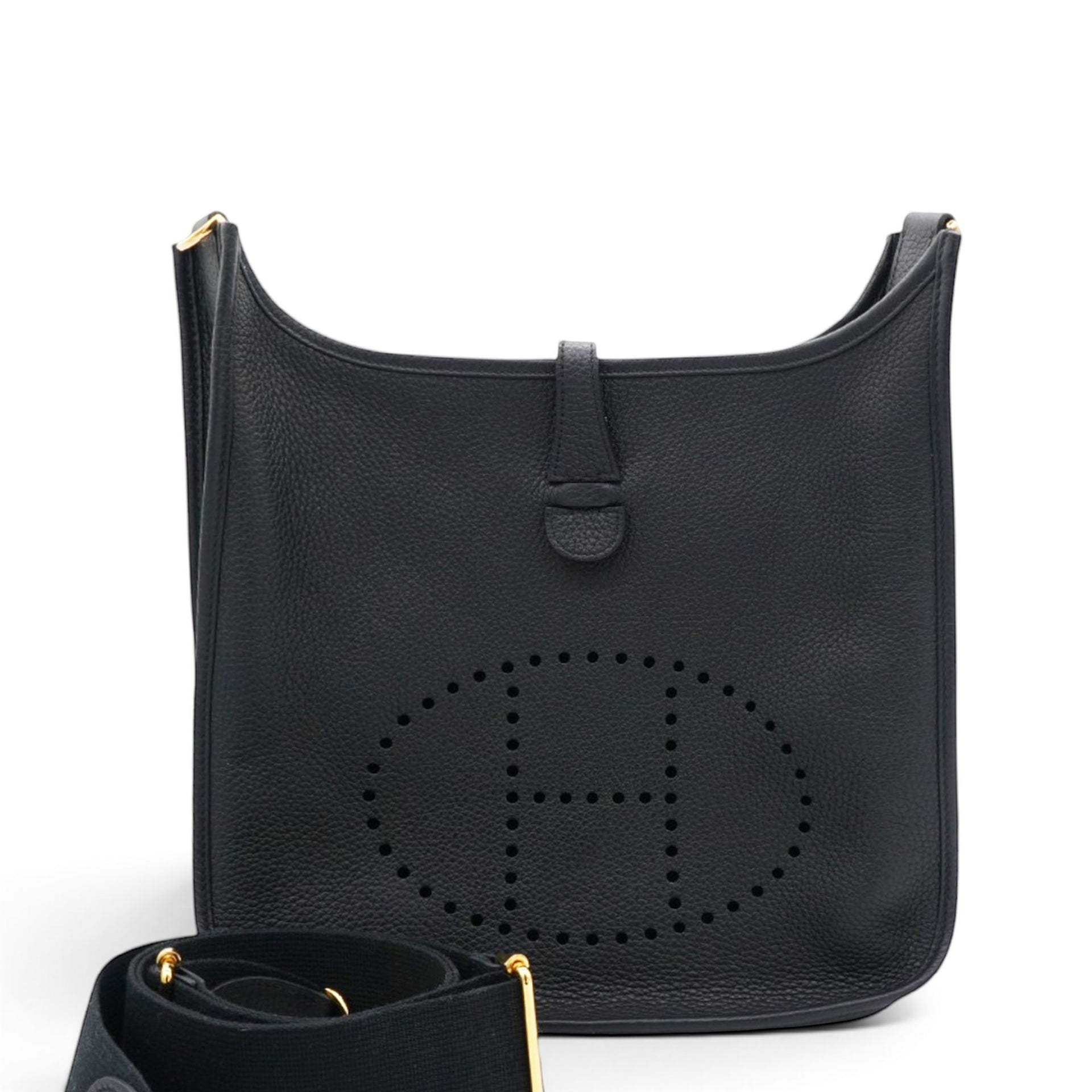 Hermes Evelyne 29 Crossbody Bag Black 