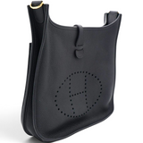 Hermes Evelyne 29 Crossbody Bag Black 