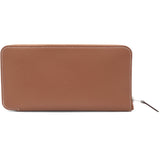 Hermes Gold Epsom Leather Silk'in Zip Around Wallet 