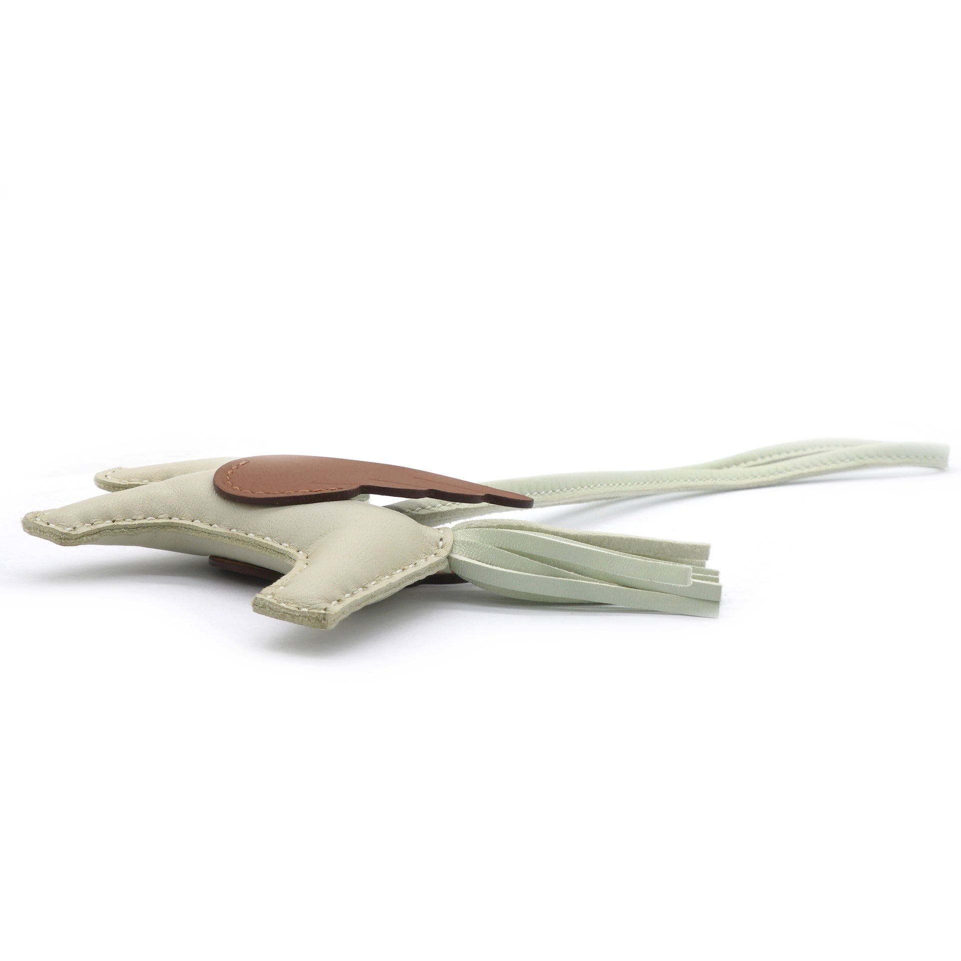 Hermes Green/Brown Rodeo Pegase PM Charm