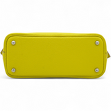 Hermes Lime Mini 1923 Bolide of Chevre Leather with Palladium Hardware 