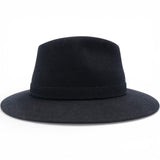 Hermes Mens Black Rabbit Felt Fedora Hat Size61 