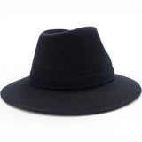 Hermes Mens Black Rabbit Felt Fedora Hat Size61 