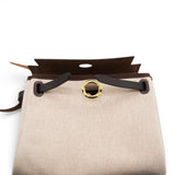 Hermes Military Toile Mini Herbag Zip 20 