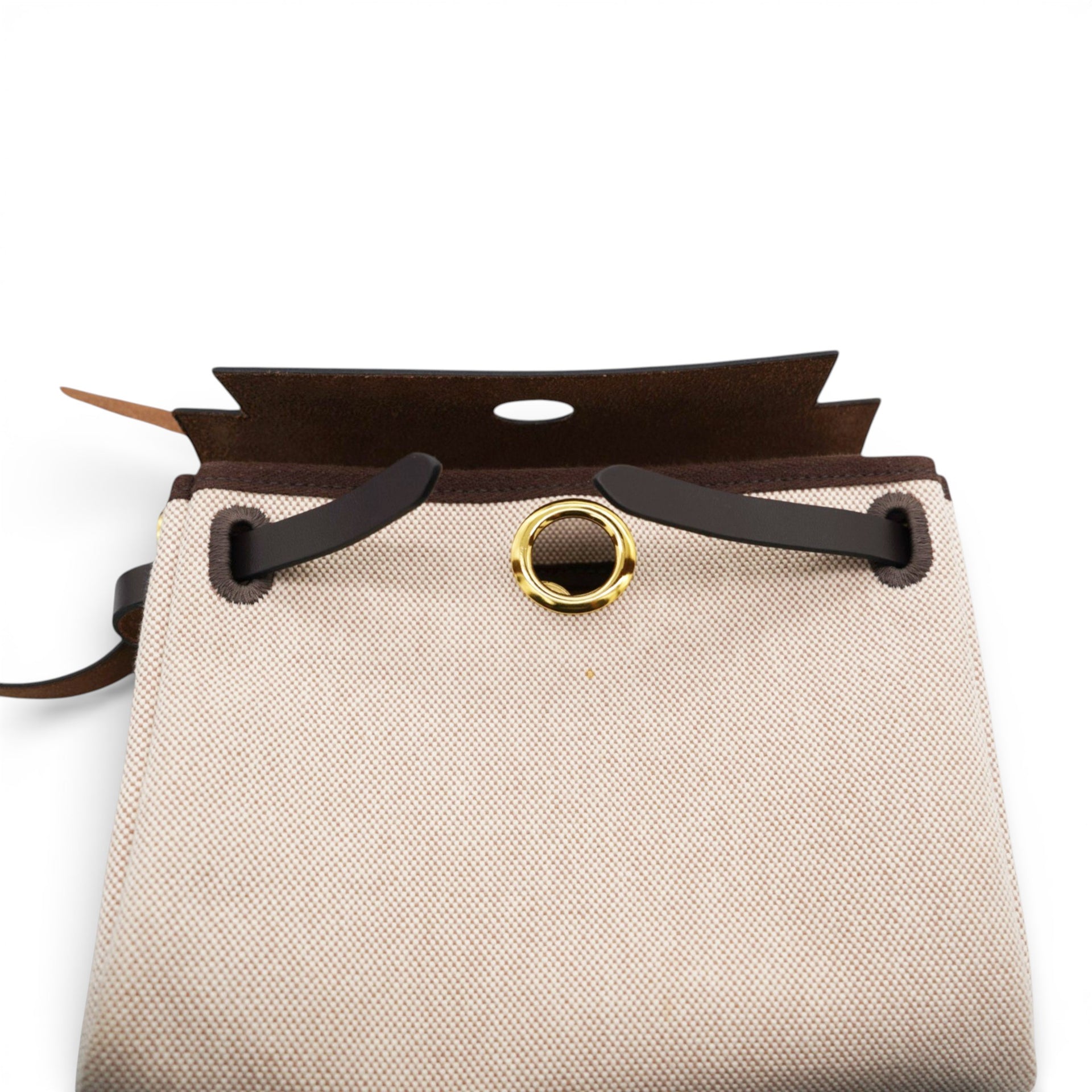 Hermes Military Toile Mini Herbag Zip 20 