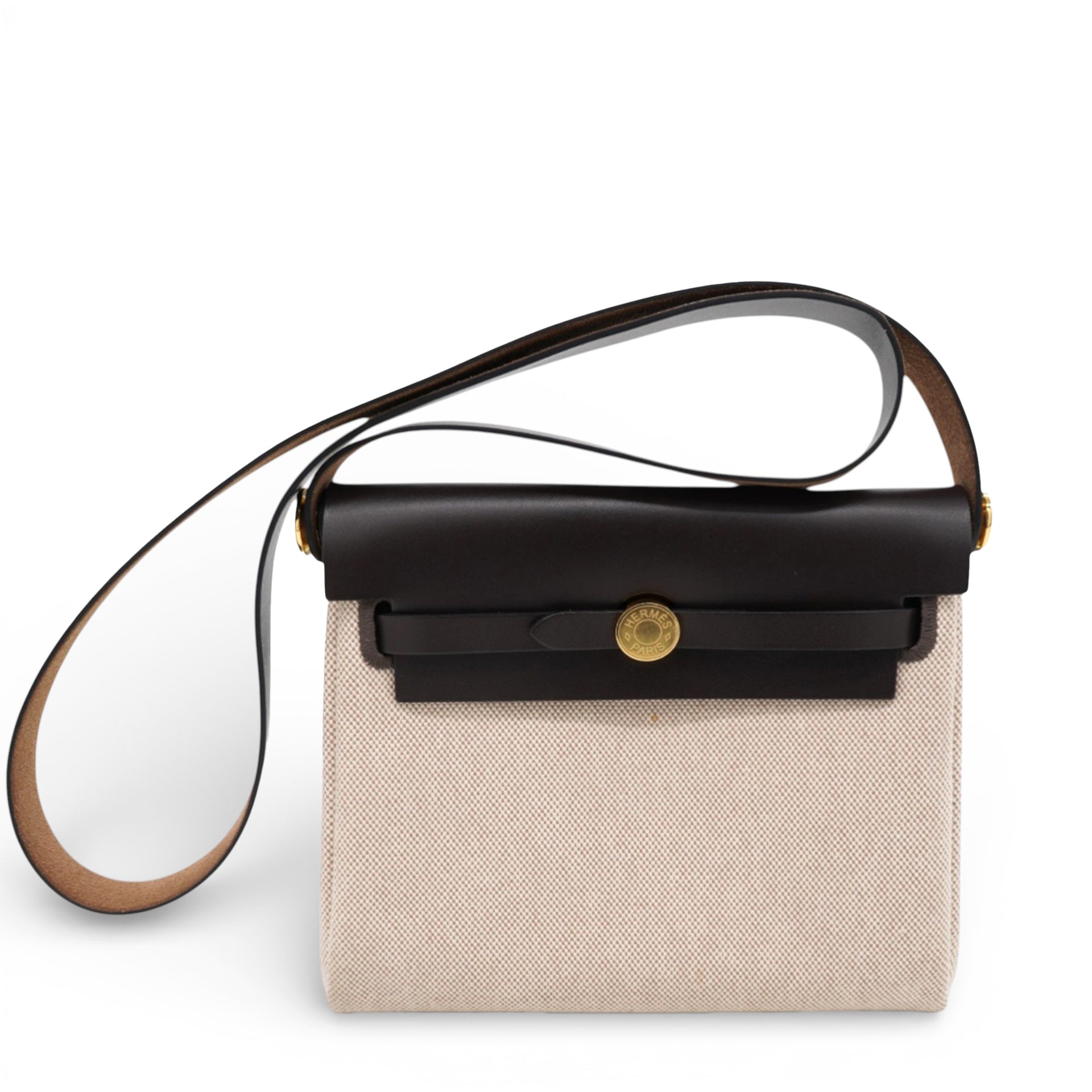 Hermes Military Toile Mini Herbag Zip 20 