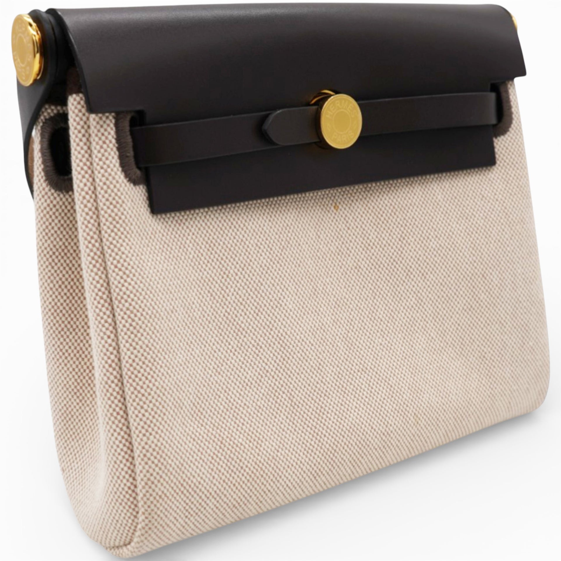 Hermes Military Toile Mini Herbag Zip 20 