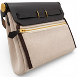 Hermes Military Toile Mini Herbag Zip 20 