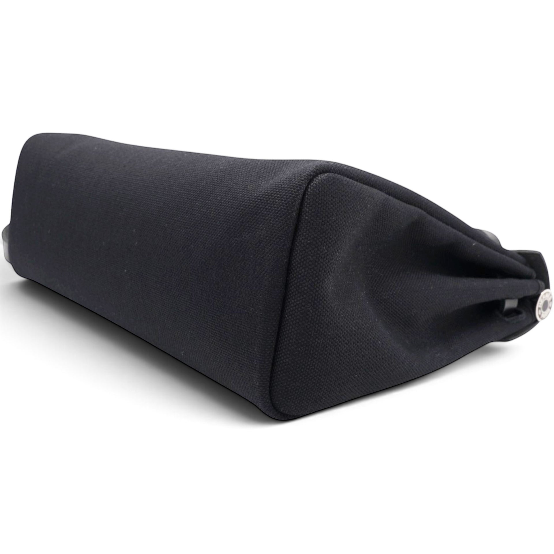 Hermes Military Toile Vache Hunter Herbag Zip PM 31 Black 