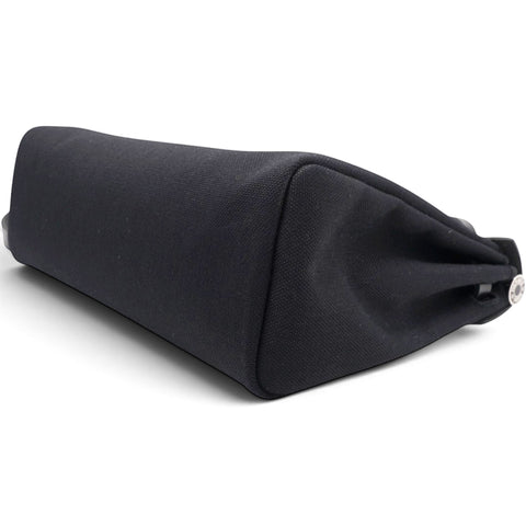 Hermes Military Toile Vache Hunter Herbag Zip PM 31 Black 