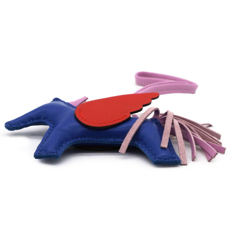 Hermes Milo Lambskin Grigri Rodeo Pegase Horse Bag Charm PM Bleu France Mauve Sylvestre Capucine 