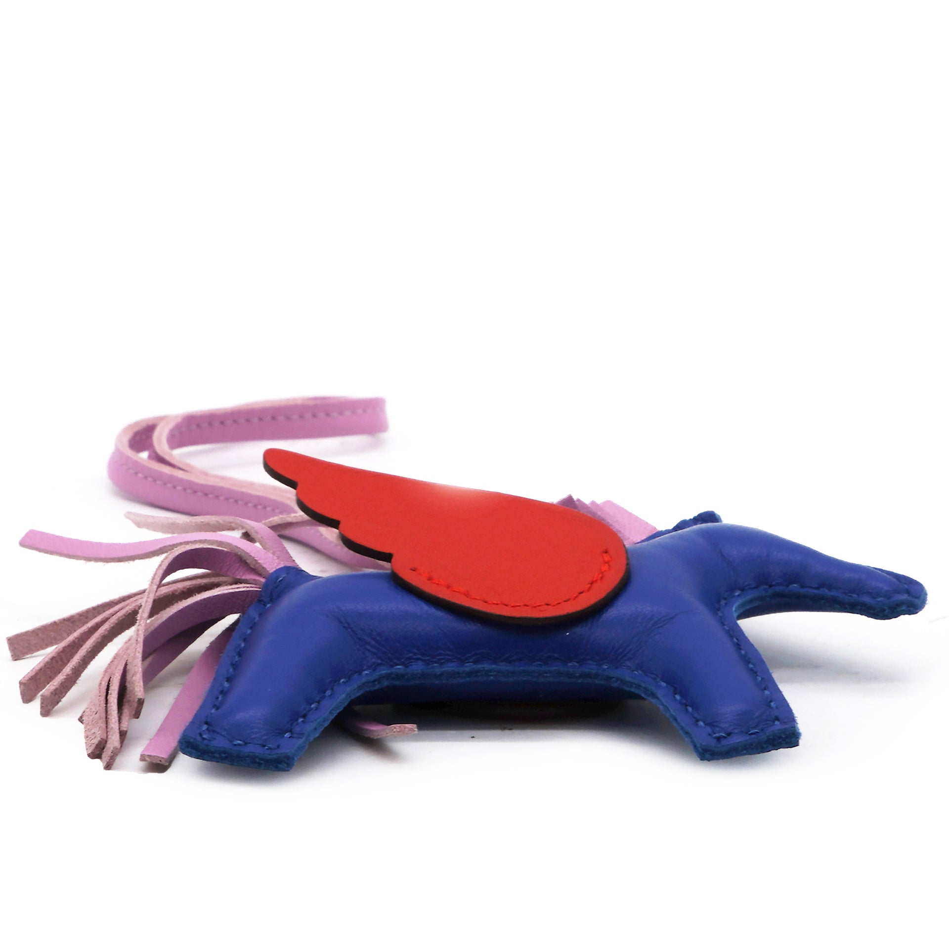 Hermes Milo Lambskin Grigri Rodeo Pegase Horse Bag Charm PM Bleu France Mauve Sylvestre Capucine 