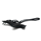 Hermes Milo Lambskin Matte Alligator Touch Grigri Rodeo Horse Bag Charm PM So Black 