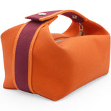 Hermes Orange Canvas Large Bride-a-Brac Bag 