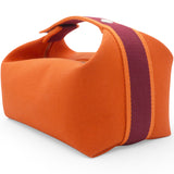 Hermes Orange Canvas Large Bride-a-Brac Bag 