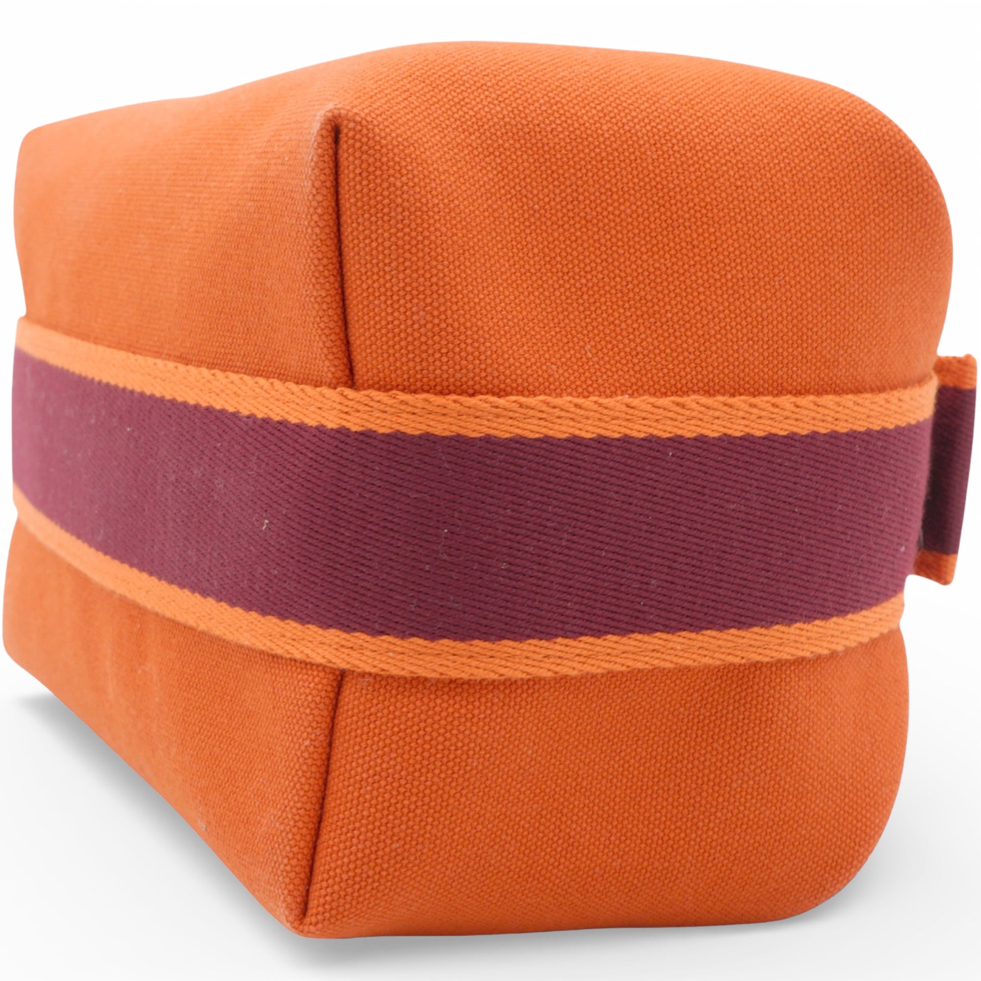 Hermes Orange Canvas Large Bride-a-Brac Bag 