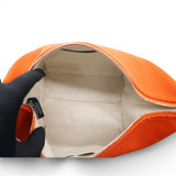 Hermes Orange Canvas Large Bride-a-Brac Bag 