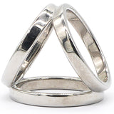 Hermes Palladium Trio Scarf Ring 