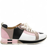 Hermes Rebus Sneakers Rose Aube Black White Size37 