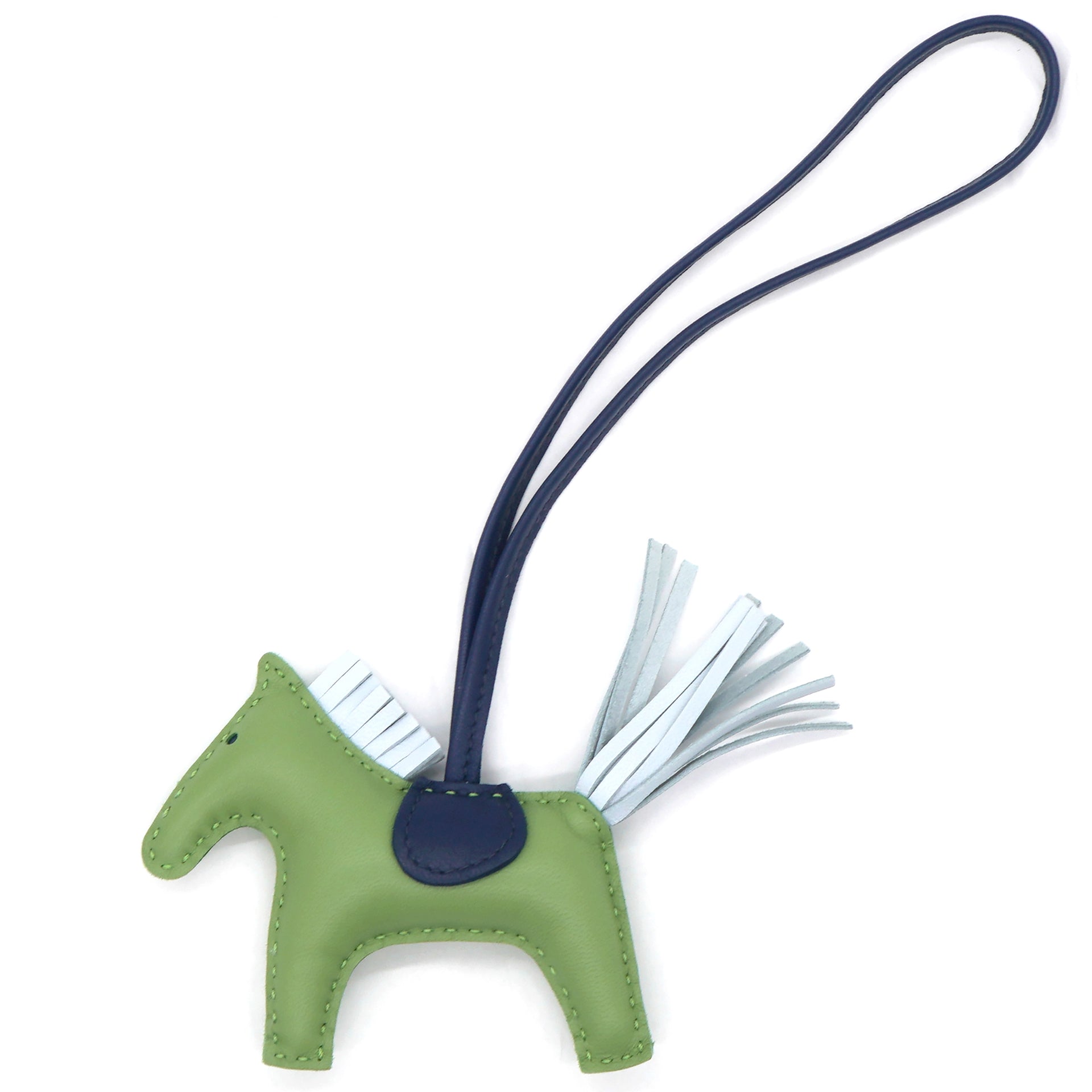 Hermes Rodeo PM Vert Criquet Charm in Milo 