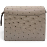 Hermes Roulis 18 Ostrich Gris Asphalte Mini 