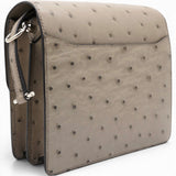 Hermes Roulis 18 Ostrich Gris Asphalte Mini 