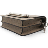 Hermes Roulis 18 Ostrich Gris Asphalte Mini 