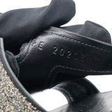 Hermes Satin Crystal Santorini Sandals Black Size36.5 