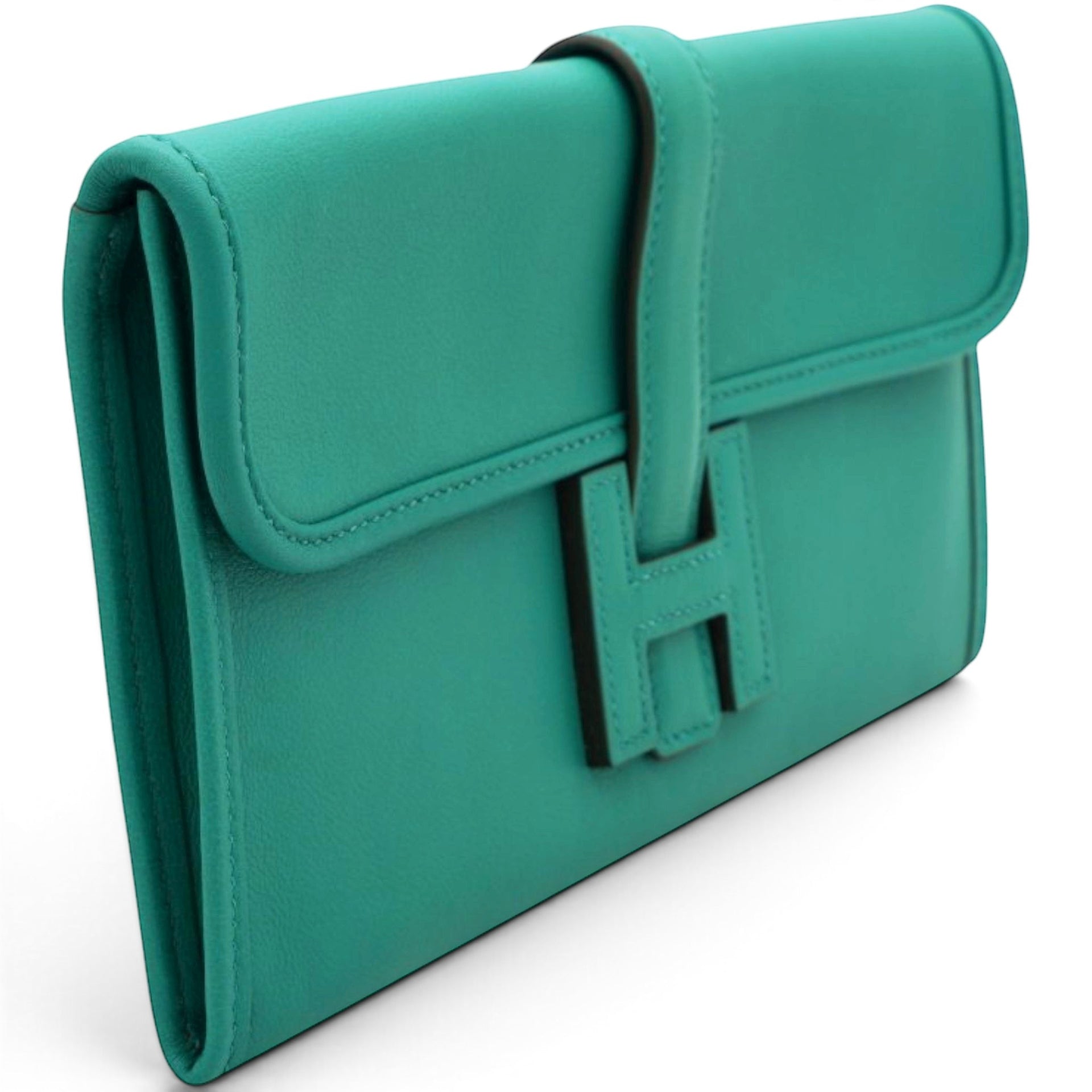 Hermes Swift Jige Elan 29 Clutch Green 