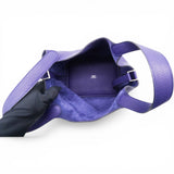 Hermes Taurillon Clemence Blue Picotin Lock 18 