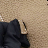 Hermes Taurillon Clemence Mini Evelyne Etoupe 