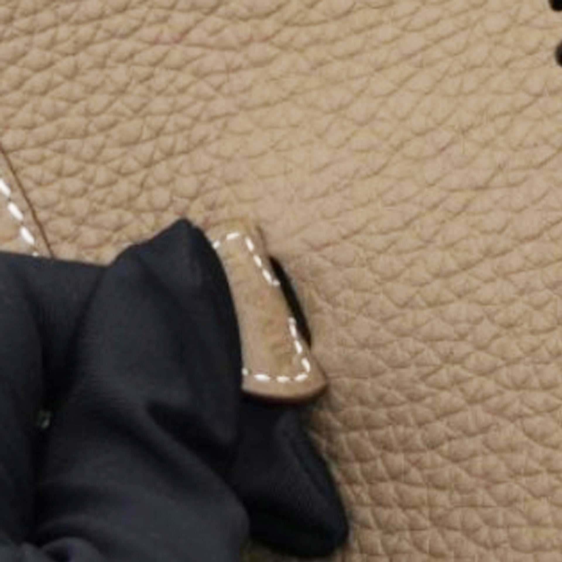 Hermes Taurillon Clemence Mini Evelyne Etoupe 