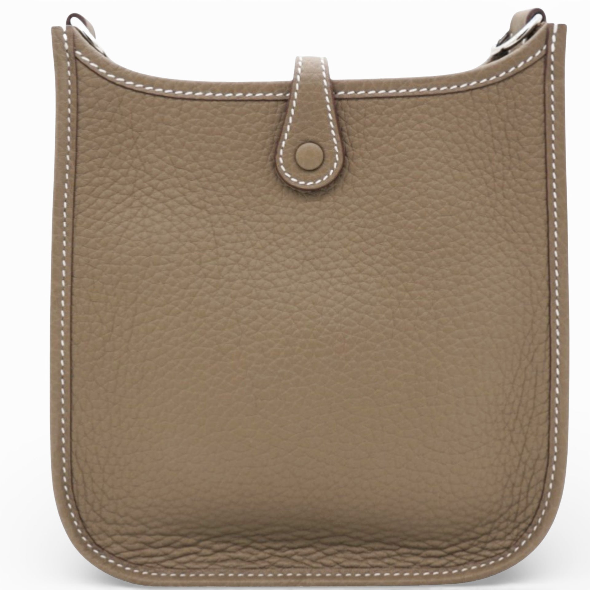 Hermes Taurillon Clemence Mini Evelyne Etoupe 