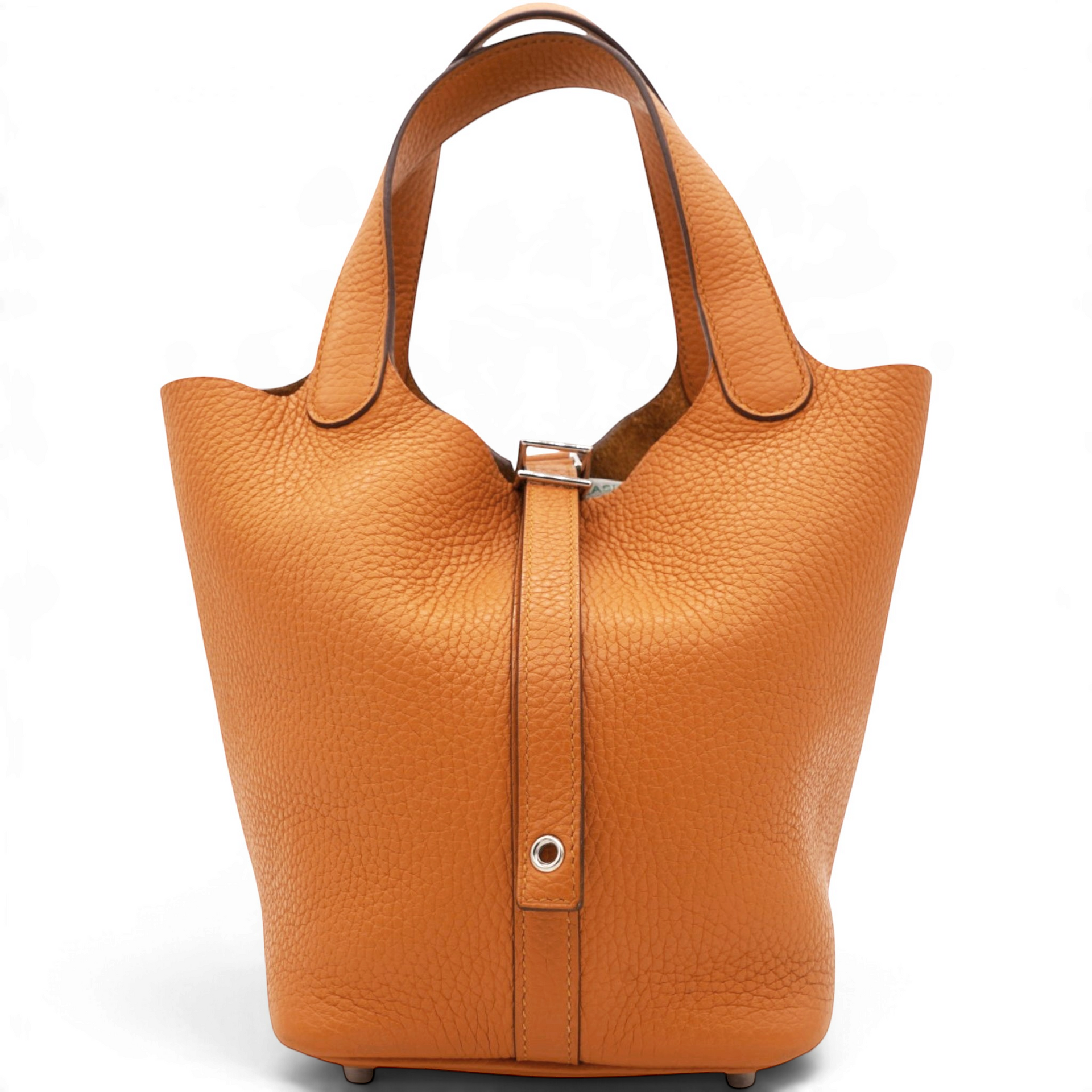 Hermes Taurillon Clemence Picotin Lock 18 Orange 